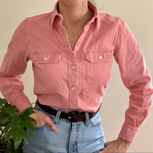 Ralph Lauren Tops - Vintage Ralph Lauren Coral Button Down Top